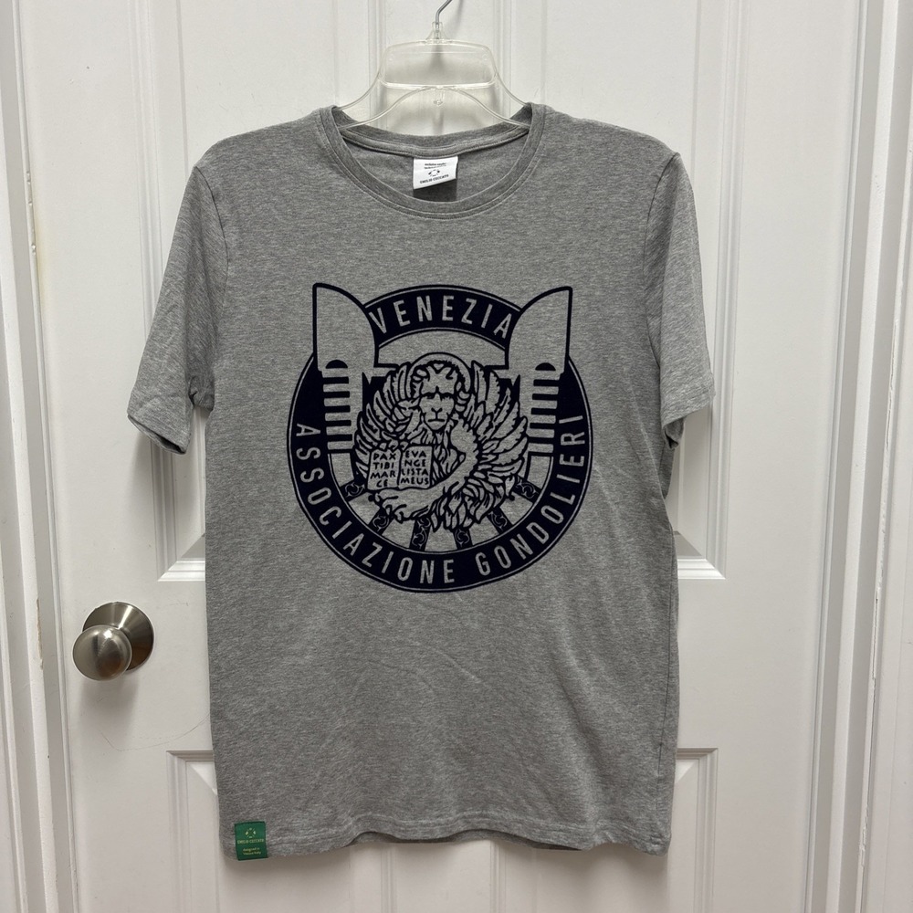 Emilio Ceccato Gray‎ T-shirt Venice Gondoliers Association - Medium